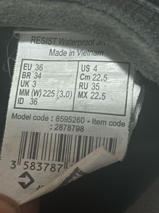 Bota pele criança 34