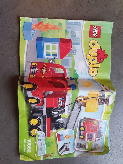 Lego Duplo straż pożarna wóz 10592