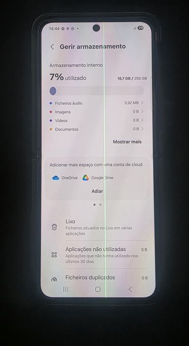 Samsung Z Flip 3 5g - 256Gb - Preto - Amoled Risca
