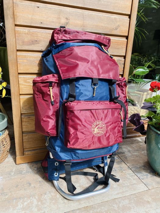 Plecak na stelażu turystyczny polski polska produkcja raz uzyty