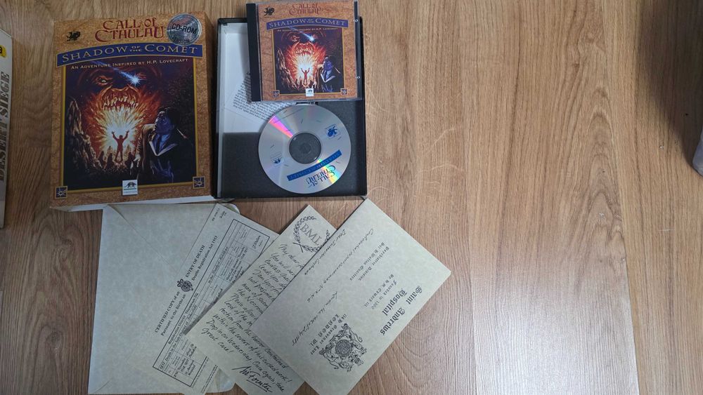 PC Call of Cthulhu: Shadow of the Comet (1993) premierowe wydanie