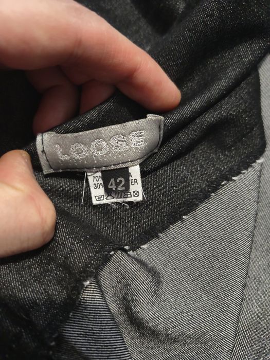 Loose elegancka ołówkowa spódnica damska rozmiar 42