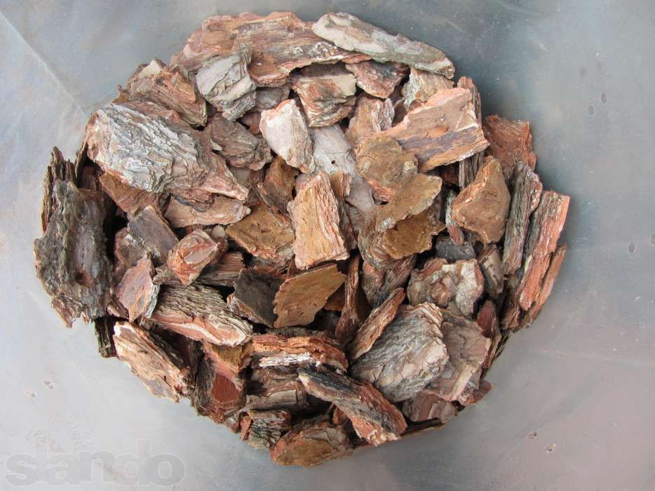 Соснова кора, обладнання для виготовлення.