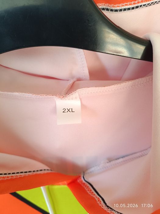 Nowa bluza męska 2XL pomarańczowa BUDDA neon odblaski