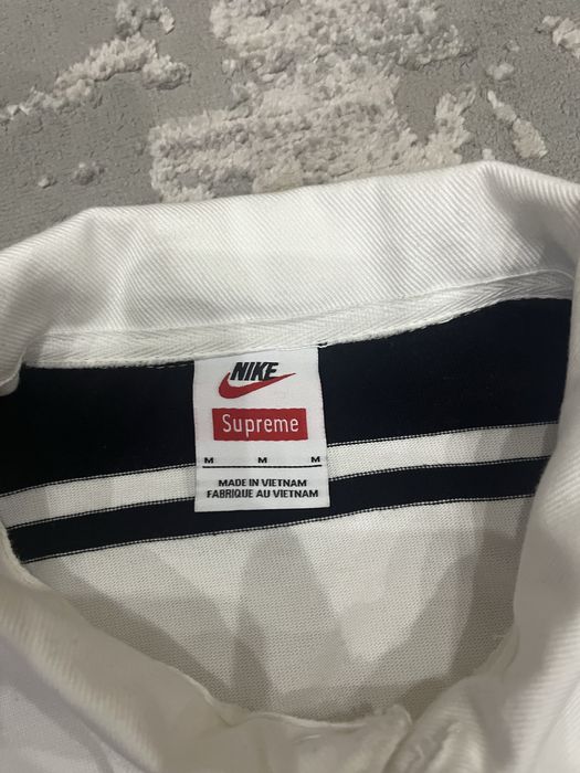 Лонгслів nike x supreme Supreme Nike Stripe Rugby SS25