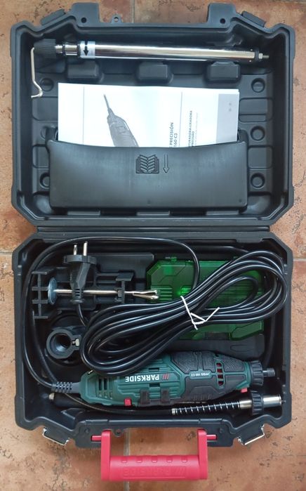 Perfuradora-lixadora de precisão Parkside