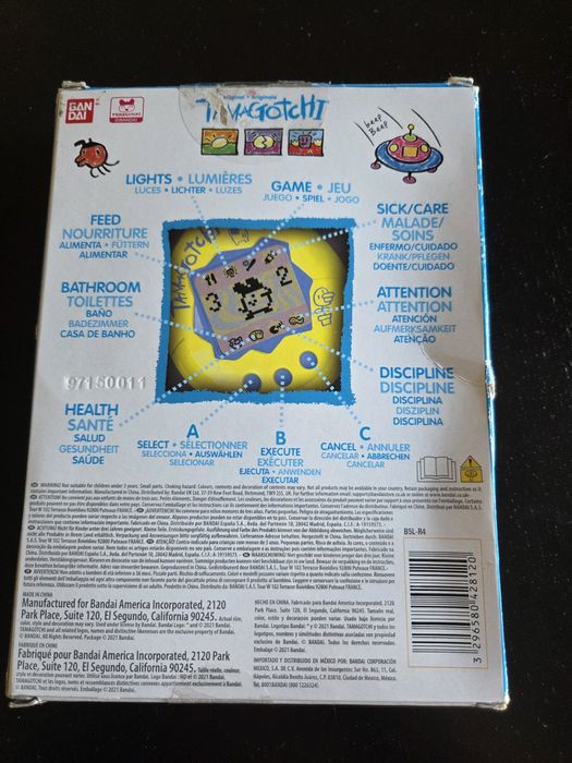 Tamagotchi Gen 2 Amarelo Original