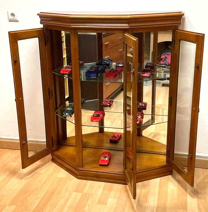 Movel antigo, Vitrine, Expositor, altura 120 X103X38 cm
