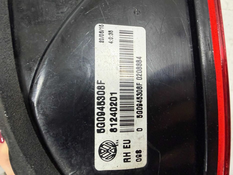 Стоп правий VW Golf VII 13-17 фара задня права Гольф 7 2016 стоп Golf