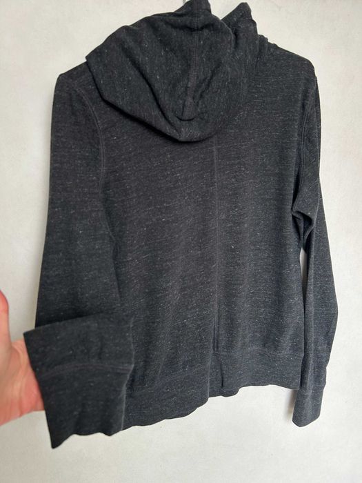 NIKE _ Szara melanżowa bluza z kapturem M
