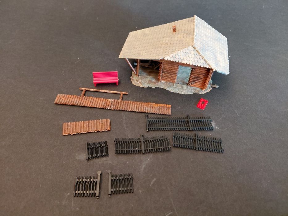 Lote de peças para dioramas escala H0