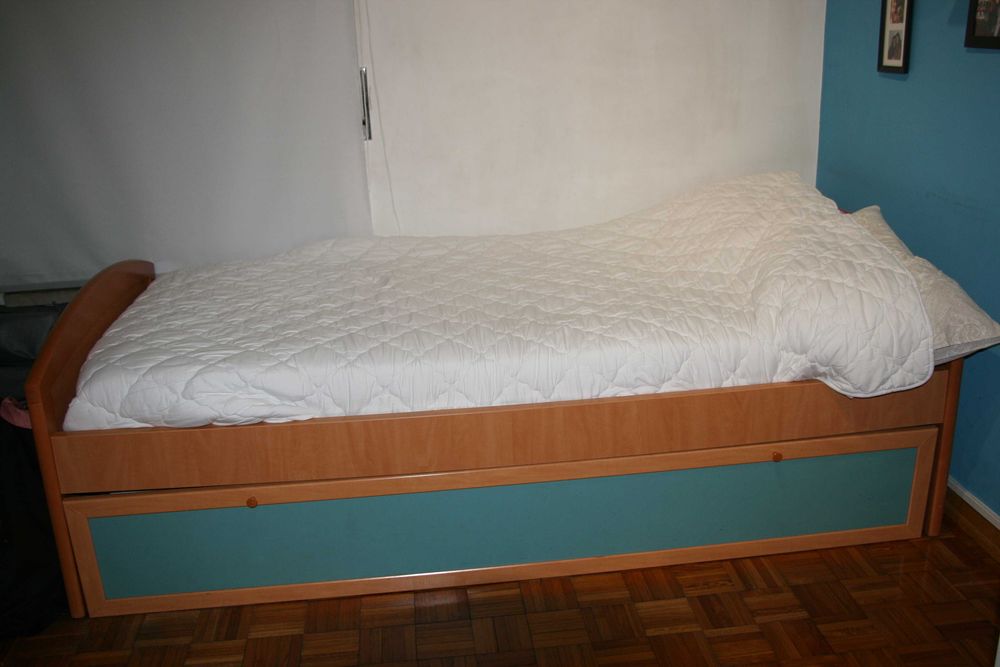 Cama Dupla Criança com Colchões