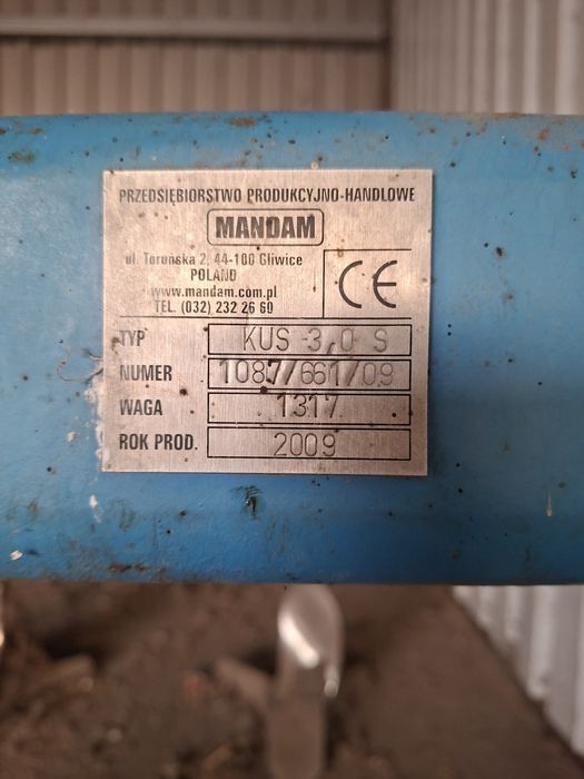 Agregat podorywkowy gryber Mandam KUS 3.0