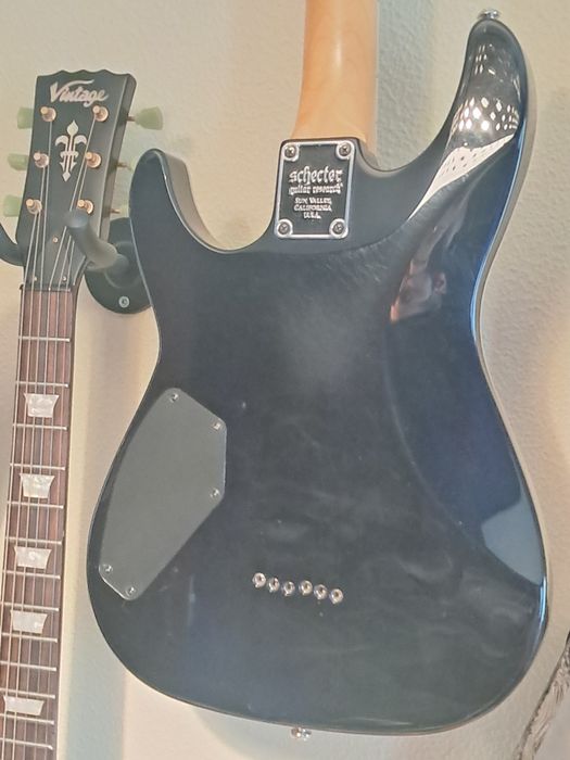 Guitarra elétrica Schecter omen extreme 6 STBLK com emg