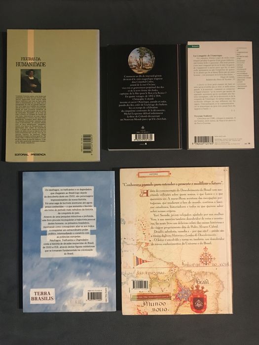 C. Colombo/ Conquista da América/ Náufragos, Traficantes/ Brasil