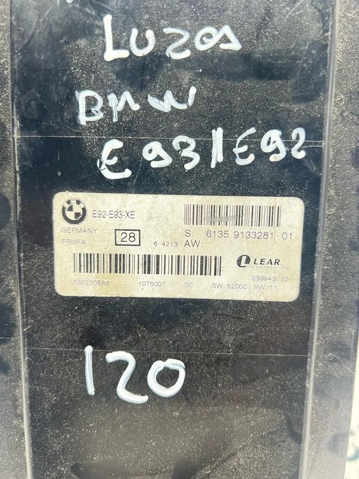 Centralina Original Modulo FRM Serie 3 E92 Coupe E93 Cabrio Xenon