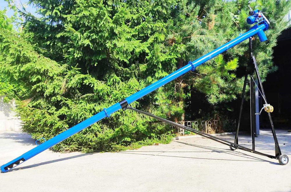 Шнековый погрузчик, винтовой конвейер, шнек зерна, секция 2 м, ф133 мм