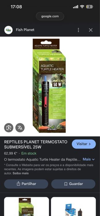 TORTUM 75 - Aquário Tartarugas + Acessórios