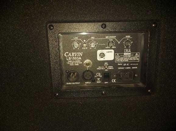 Професійна акустична система CARVIN LS1503A (USA)