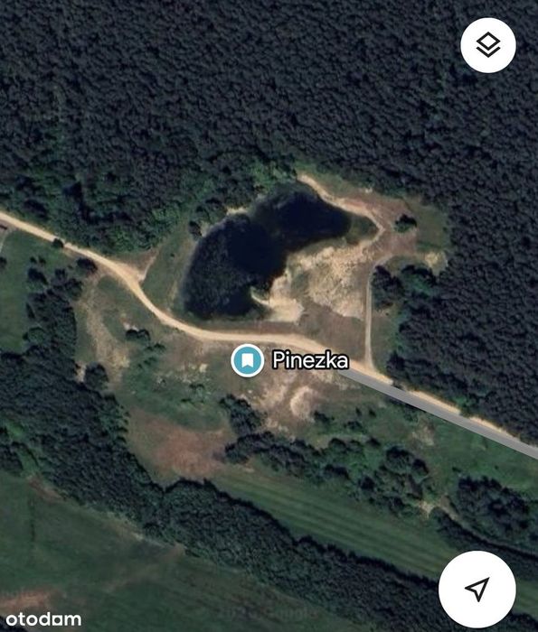 Bezpośrednio - sielska działka nad stawem koło lasu - 26km od Warszawy