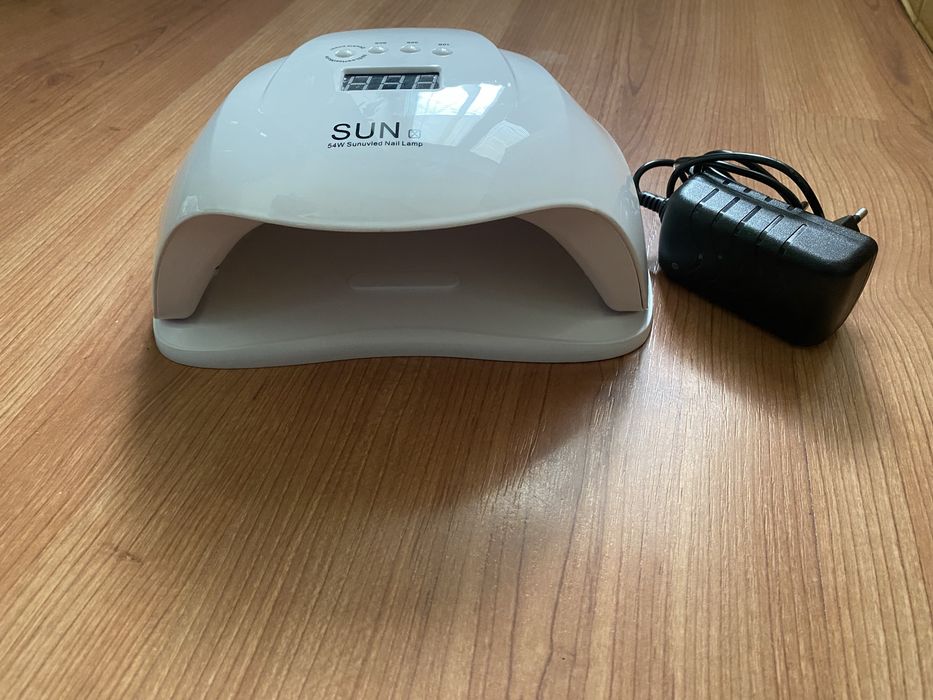 Лампа для манікюру sun x 54w біла led/uv