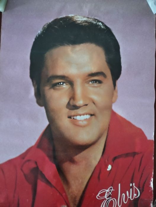 Antigo poster original Elvis Presley