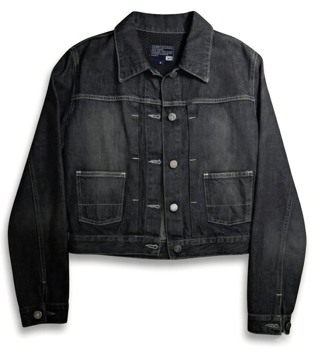 Джинсова куртка Motor Jeans Basics (розмір S), темна / джинсовка вінтаж