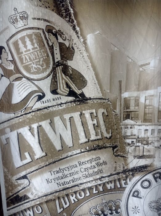 browar żywiec reklama podświetlana  neon plafon logo  żywiec 230 V