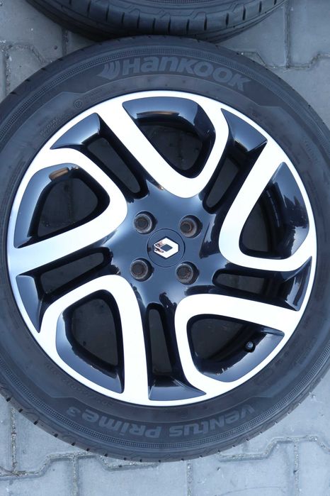 4x Alufelgi 4x100 17'' 6,5J ET40 RENAULT  +TPMS DEMO Jak NOWE
