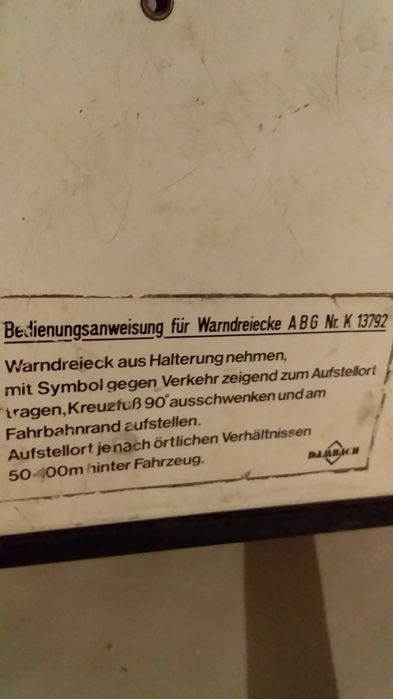 Знак аварійної  зупинки