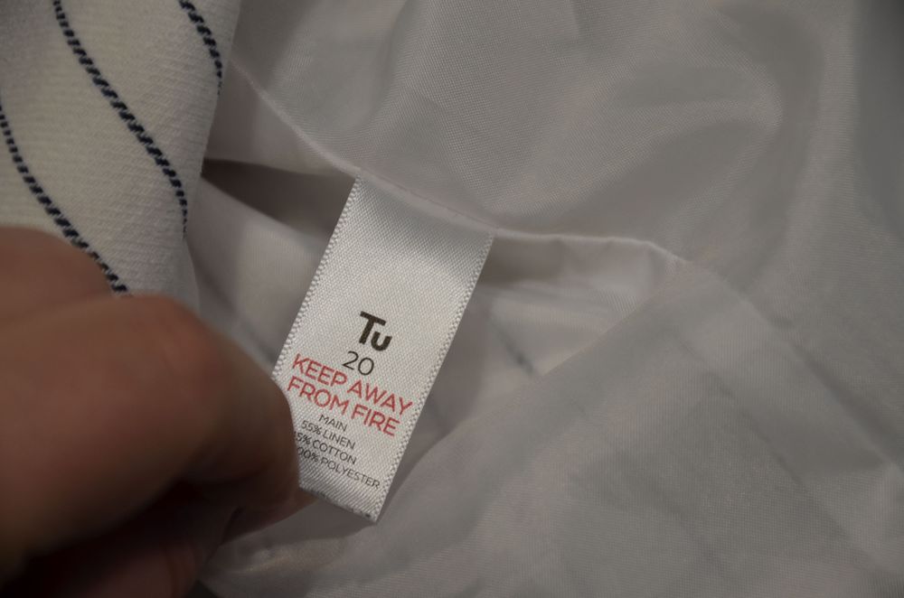 TU krótka marynarka z dodatkiem len r. 46/48