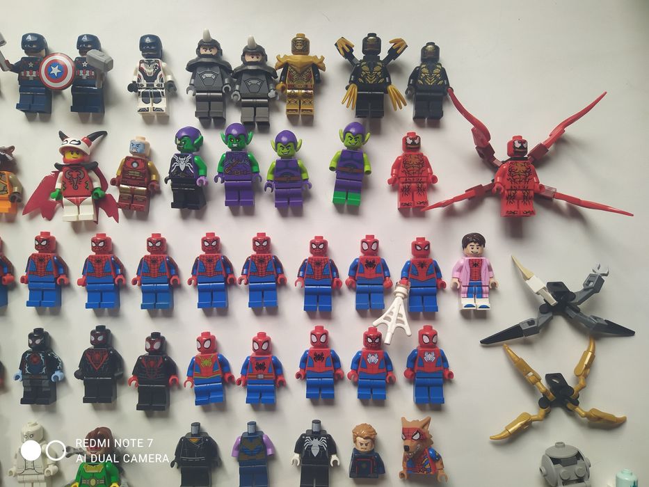 Lego фігуркі орігінал Марвал, Супер герої