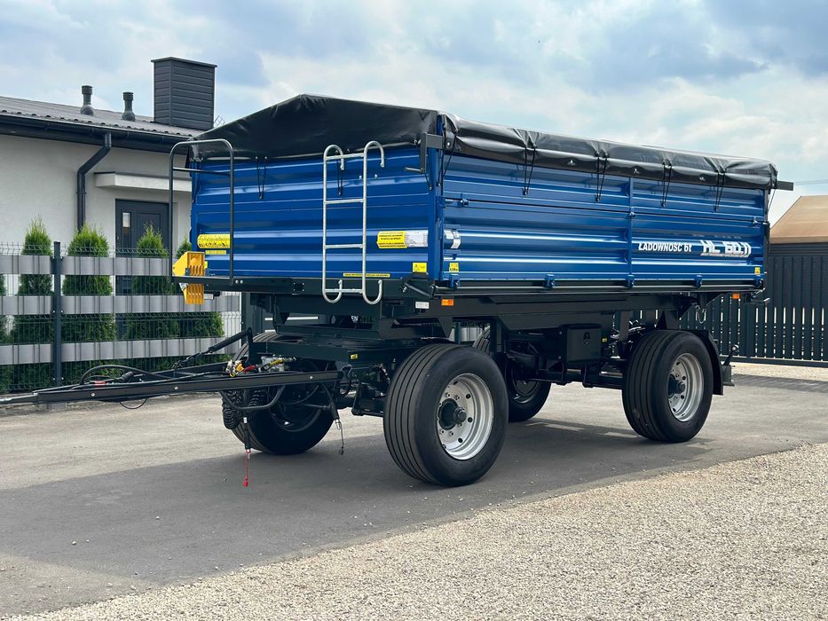 19Przyczepa Rolnicza HL HW 3 Stronny Wywrot 6011 HW 8011 Ładowność 6 T