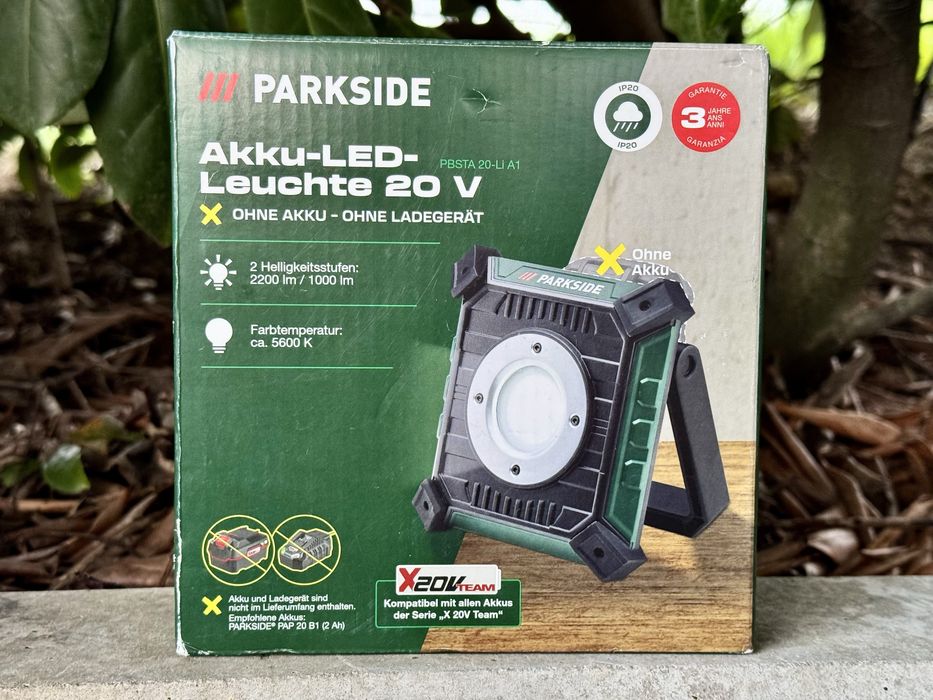 Акумуляторний світлодіодний прожектор PARKSIDE PBSTA 20 Li A1