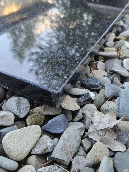 Płyta kamienna, parapet, czarna