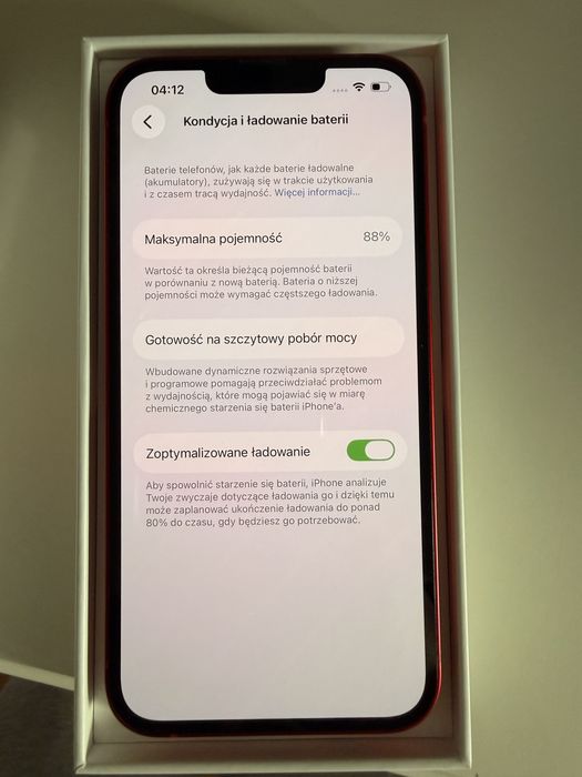 iPhone 13, Red, 128 GB