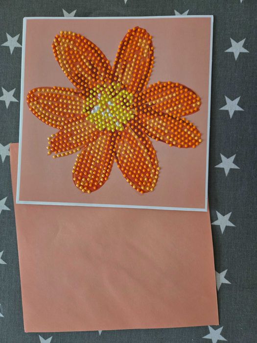 Kartki okolicznościowe, haft diamentowy.