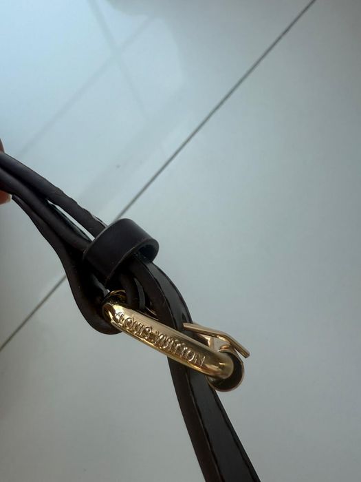 Torebka louis vuitton LV neverfull do ręki brazowa z paskiem