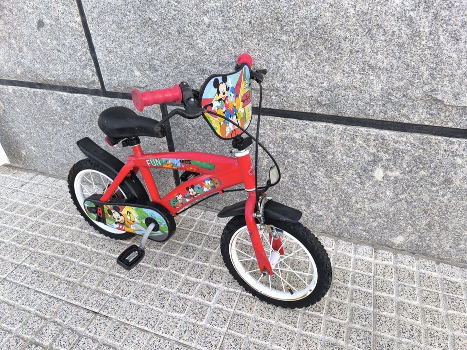 Bicicleta roda 14 Mickey