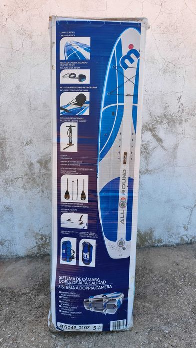 NOVA: Mistral Tabla Inflable de SUP – na embalagem original e nunca usado + Extra!