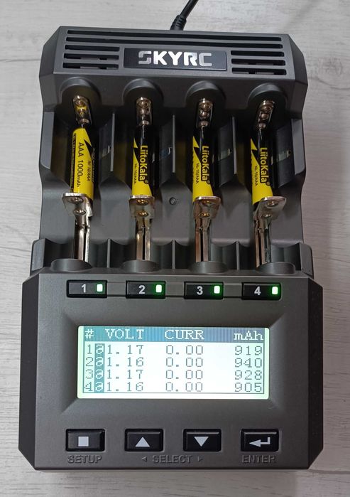 Аккумулятор батарейка мізинчикова ААА LiitoKala 1000mAh NiMh Оригінал