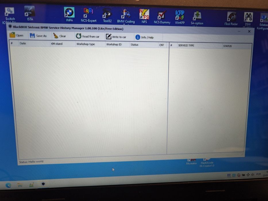 Máquina diagnóstico BMW ISTA