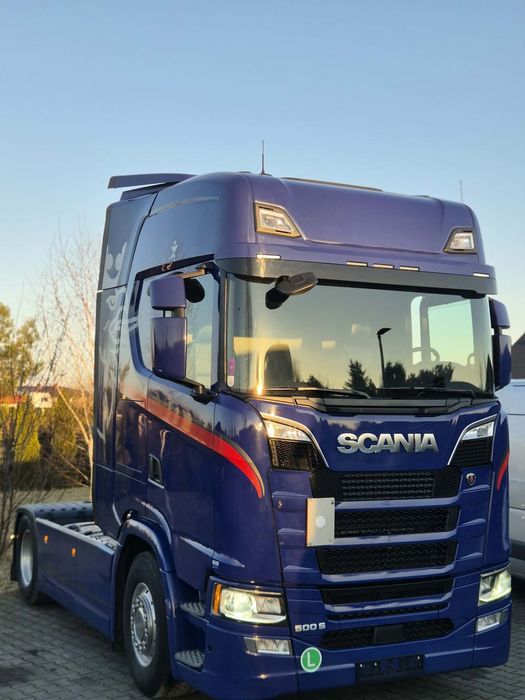 Scania 500S  500S serwis Niemcy nowy model skrzyni pneumatyka 59000 euro