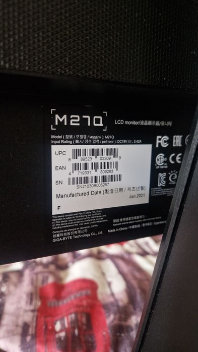 Monitor 170hz 1440p 27 polegadas