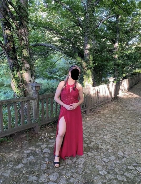 Vestido Vermelho para Cerimonias
