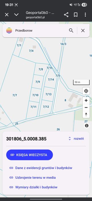 Działka budowlana z warunkami zabudowy - Widok 3