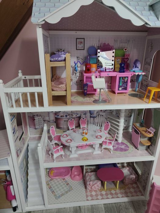 Domek duży dla lalek barbie