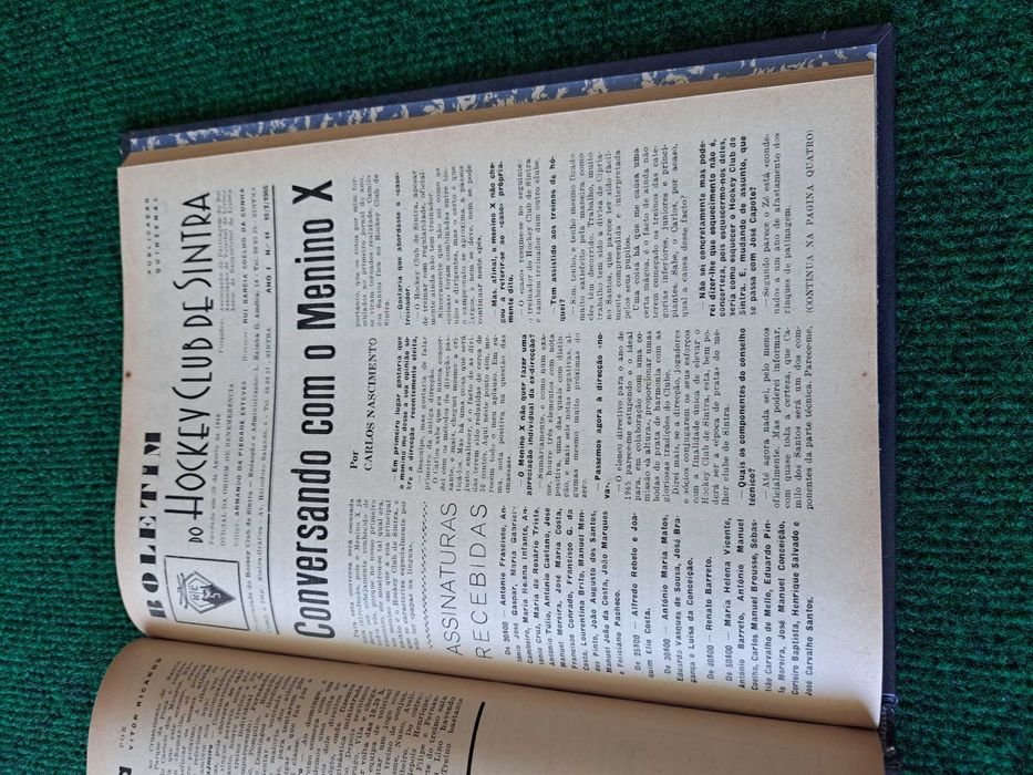 Boletim do Hockey Club de Sintra (primeiros 41 números)