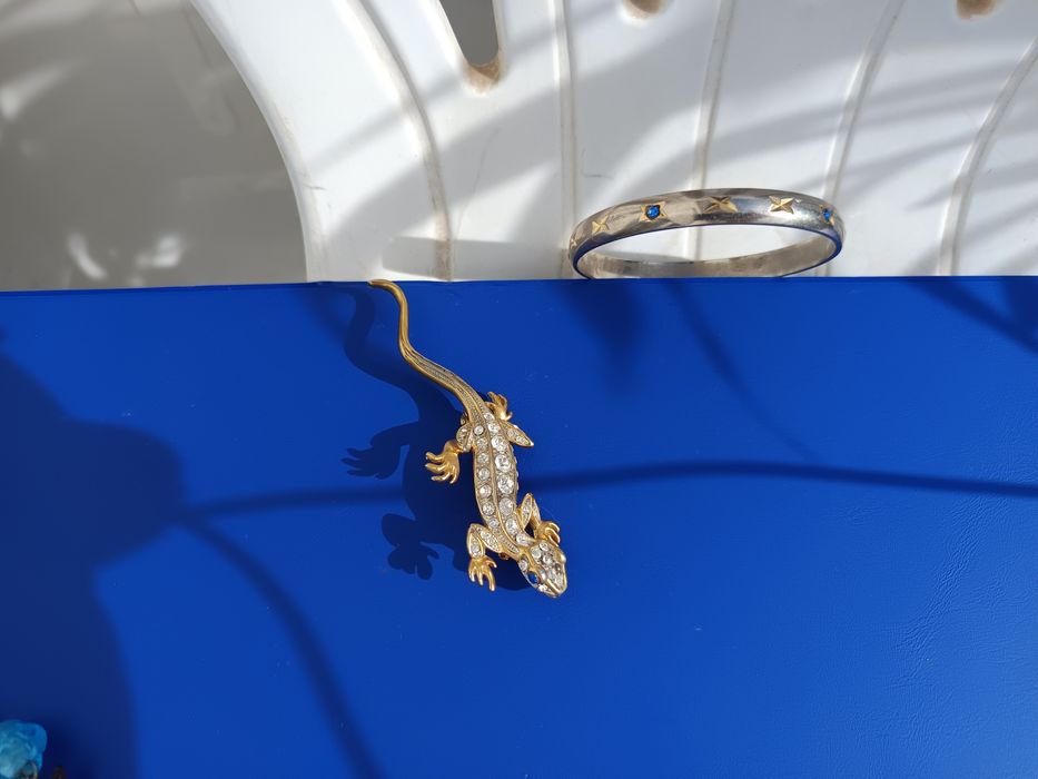 Anel antigo com pedra e pulceira prata da lei 925de prata antigaColar