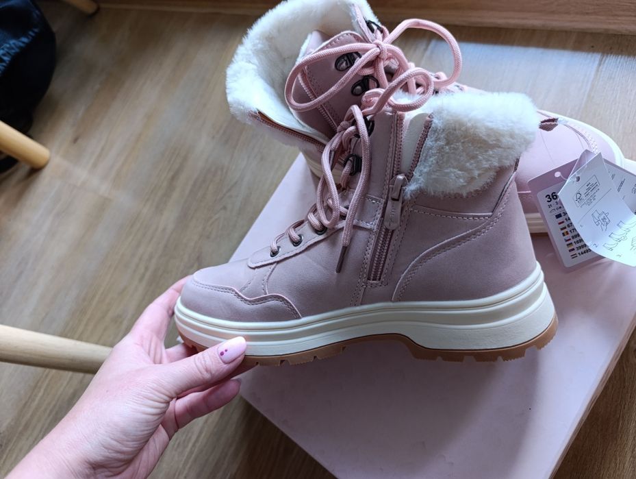 Buty zimowe trzewiki trapery CCC rozmiar 36